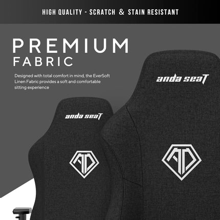 Andaseat Phantom 3 XL Gaming Chair, Fabric