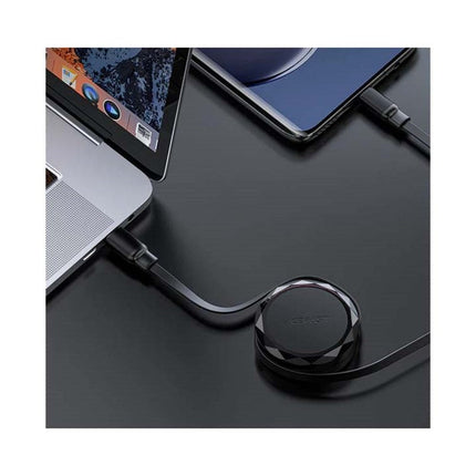 ACEFAST USB-C to USB-C, 60 W, Retraction Cable (0.8 M) - Black