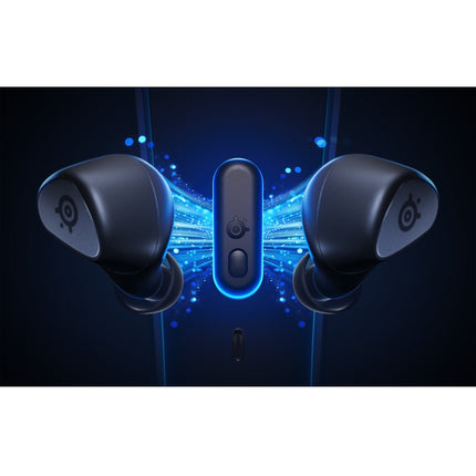 Steel Series Arctis GameBuds, Wireless Active Noise Cancelling Gaming Earbuds for PC, PS5, PS4, Switch