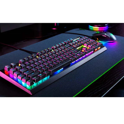 Razer BlackWidow V4 X Mechanical Gaming Keyboard, Green Switch (Arabic Layout)
