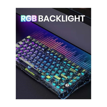 GravaStar Mercury K1 Lite 75% Wireless Mechanical Gaming Keyboard - Black