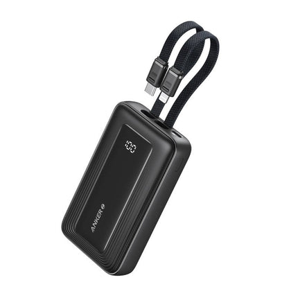 Anker Zolo Power Bank (20000mAh, 30 Watts, Built-In USB-C and Lightning Cable)