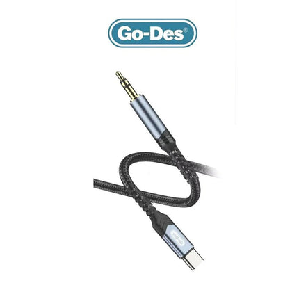 Go-Des USB-C AUX Cable Type-C Male to 3.5mm - 3 M