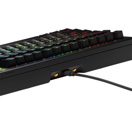 Glorious GMMK 3 75% Prebuilt Wired Mechanical Gaming Keyboard - Black (Arabic Layout)