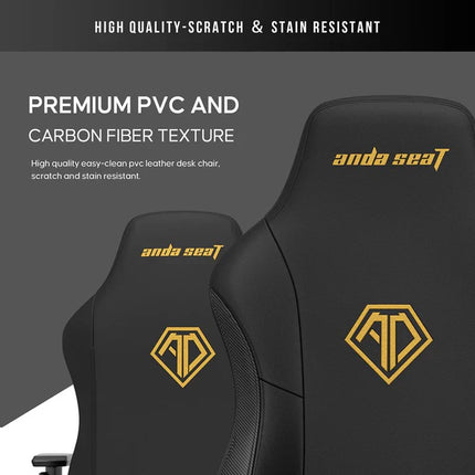 Andaseat Phantom 3 Gaming Chair Large - Black