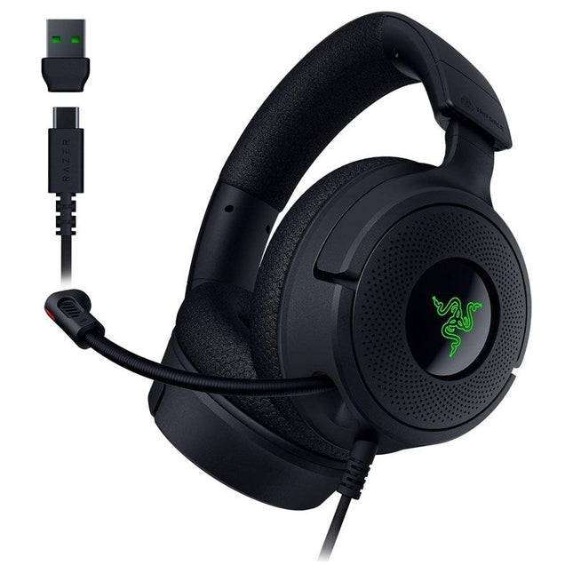 Razer Kraken V4 X Wired USB-C Gaming Headset for PC, PS5, Switch, Mobile - Black
