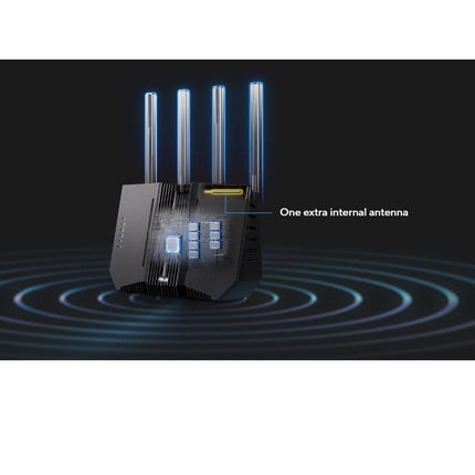 ASUS RT-BE92U Tri-band Wi-Fi 7 Router - Black