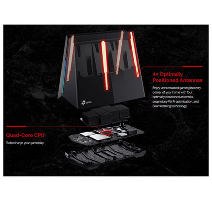 TP-Link Archer GXE75 AXE5400 Tri-Band Wi-Fi 6E Gaming Router