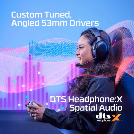 HyperX Cloud III Wireless DTS Headphone:X Spatial Audio Gaming Headset - Black/Red