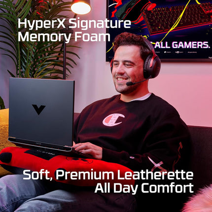 HyperX Cloud III Wireless DTS Headphone:X Spatial Audio Gaming Headset - Black/Red