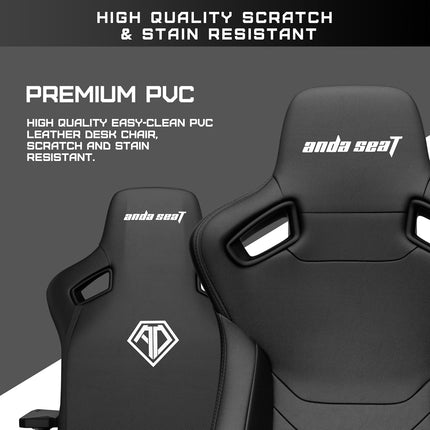 Andaseat Kaiser Frontier Gaming Chair XL - Black