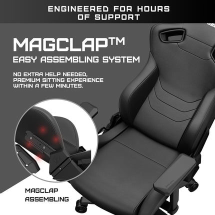 Andaseat Kaiser Frontier Gaming Chair XL - Black