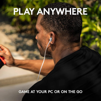 Logitech G333 In Ear Gaming Earphone - White