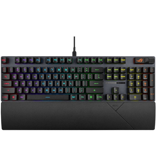 Asus ROG Strix Scope II RX Wired RGB Optical Gaming Keyboard (ROG RX Red Switch) (Arabic Layout) - Black