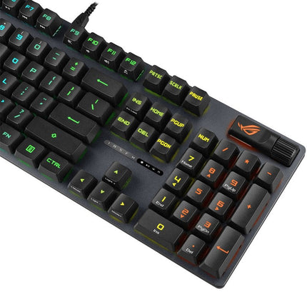 Asus ROG Strix Scope II RX Wired RGB Optical Gaming Keyboard (ROG RX Red Switch) (Arabic Layout) - Black