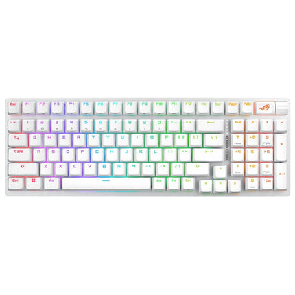 Asus ROG Strix Scope II 96 Wireless RGB Mechanical Gaming Keyboard (ROG NX Snow Switch) (Arabic Layout) - White