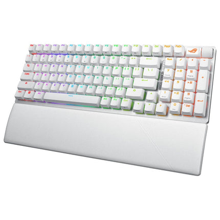 Asus ROG Strix Scope II 96 Wireless RGB Mechanical Gaming Keyboard (ROG NX Snow Switch) (Arabic Layout) - White