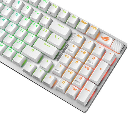 Asus ROG Strix Scope II 96 Wireless RGB Mechanical Gaming Keyboard (ROG NX Snow Switch) (Arabic Layout) - White