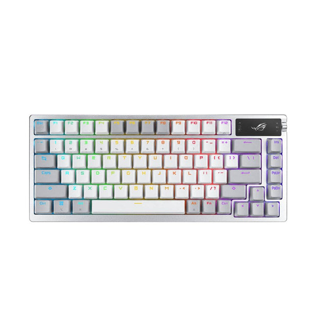Asus ROG Azoth 75 Wireless RGB Mechanical Gaming Keyboard (ROG NX Red Switches) (Arabic Layout) - White