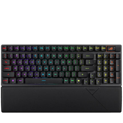 Asus ROG Strix Scope II 96 RX Wireless RGB Optical Mechanical Gaming Keyboard (ROG RX Blue Switch) (Arabic Layout) - Black