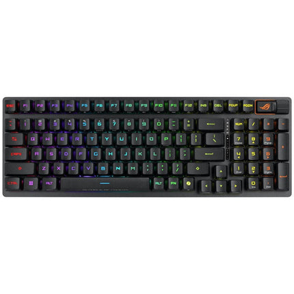 Asus ROG Strix Scope II 96 RX Wireless RGB Optical Mechanical Gaming Keyboard (ROG RX Blue Switch) (Arabic Layout) - Black