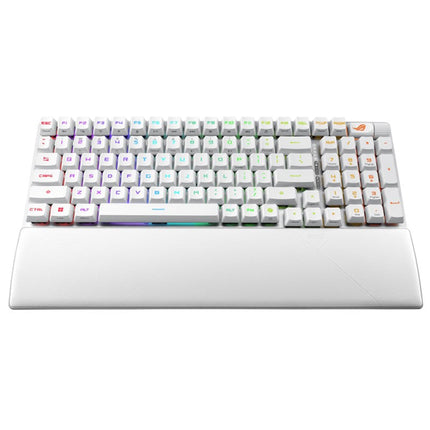Asus ROG Strix Scope II 96 RX Wireless RGB Optical Mechanical Gaming Keyboard (ROG RX Blue Switch) (Arabic Layout) - White