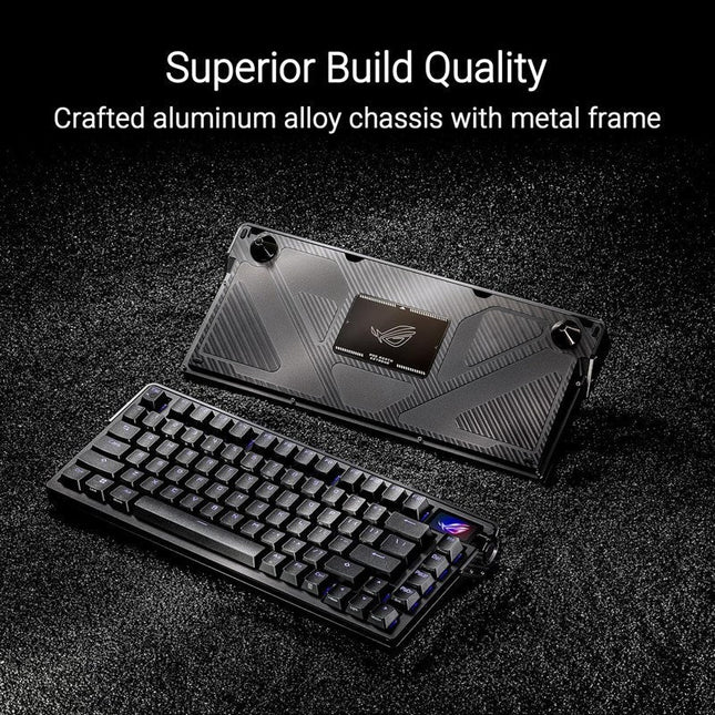 Asus ROG Azoth Extreme 75% RGB Wireless Mechanical Gaming Keyboard (ROG NX Snow Switches) (Arabic Layout) - Black