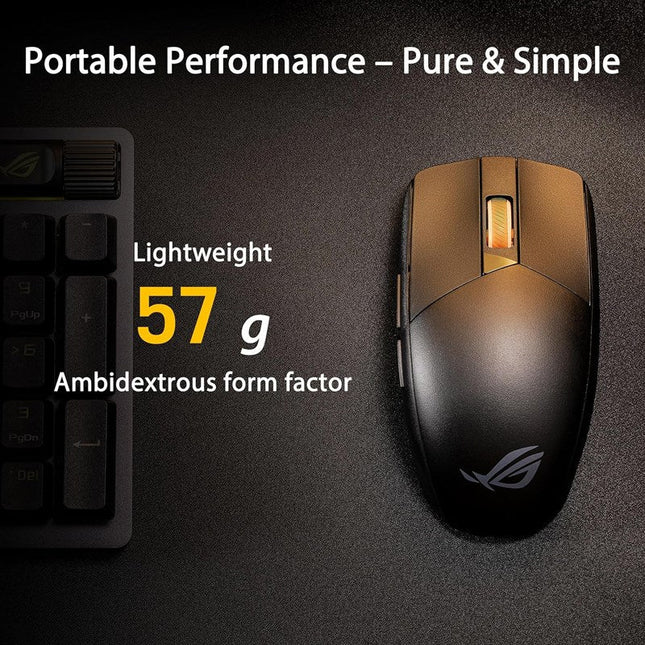 Asus ROG Strix Impact III Wireless RGB Gaming Mouse - Black