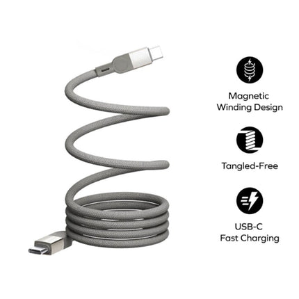 Momax Mag Link USB-C to USB-C 100 Watts USB2.0 Magnetic Cable - 1 M