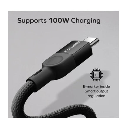 Momax Mag Link USB-C to USB-C 100 Watts USB2.0 Magnetic Cable - 1 M