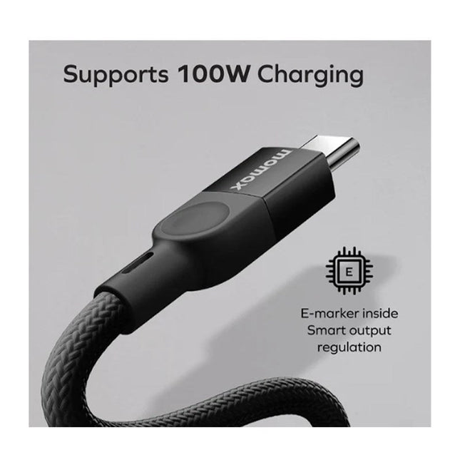 Momax Mag Link USB-C to USB-C 100 Watts USB2.0 Magnetic Cable - 1 M