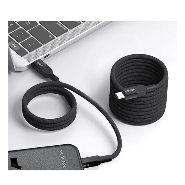 Momax Mag Link USB-C to USB-C 100 Watts USB2.0 Magnetic Cable - 2 M