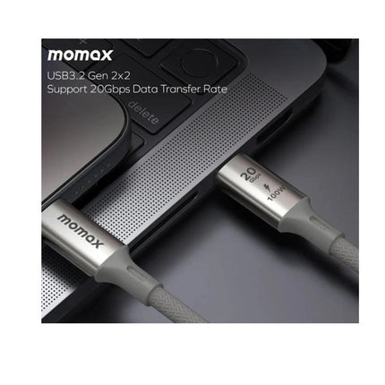 Momax Elite 100 Watts USB-C USB3.2 Gen 2x2 20Gbps Cable - 1 M