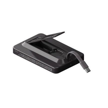 Momax 1-Power X Pro Magnetic Wireless Battery Pack (5000 mAh) with Stand and Built-in USB-C Cable
