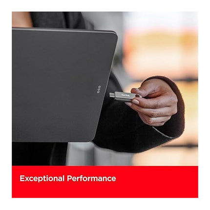 SanDisk 256 GB Ultra Luxe USB Type-C Flash Drive - Up to 400MB/s, USB 3.2 Gen 1, Premium Metal Design