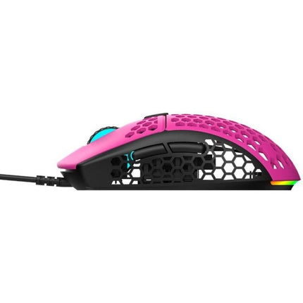 Gamertek GM16 Ultralight Precision Wired Gaming Mouse - Pink