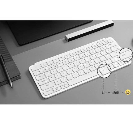 Keychron B1 Pro Ultra-Slim Wireless 75% ZMK Custom Keyboard for Windows & Mac, English/Arabic - Ivory White