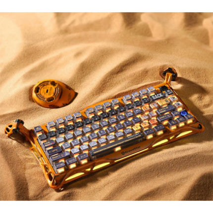 GravaStar Mercury K1 Pro 75% Wireless Mechanical Gaming Keyboard Special Edition - Worn Yellow