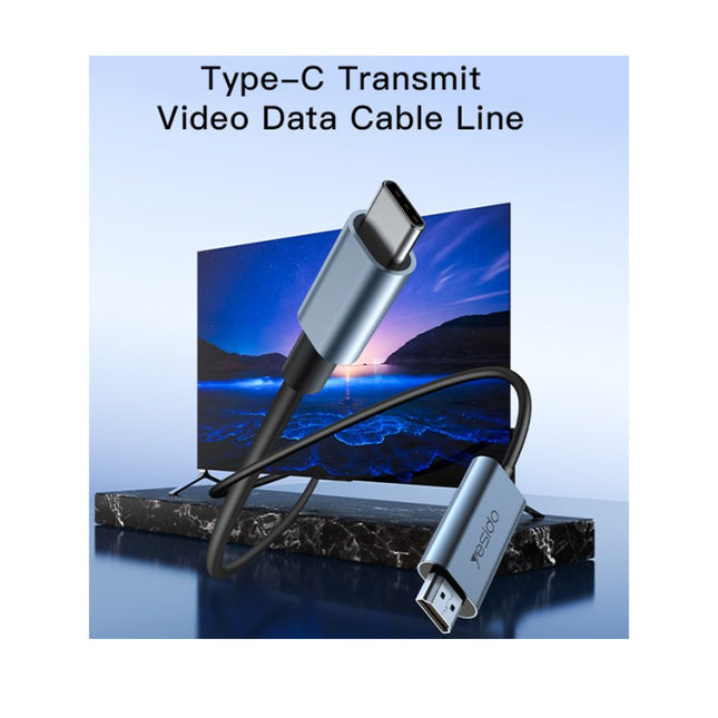 Yesido HDMI To Type-C , 4K Ultra HD Cable