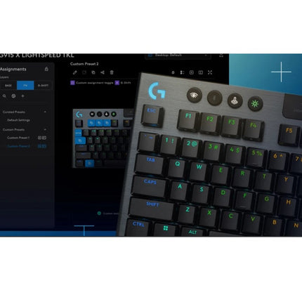 Logitech G915 X LIGHTSPEED TKL Wireless Gaming Keyboard - US INT'L - Cicky - Black