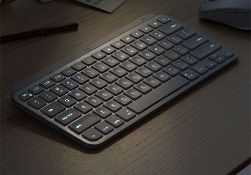 Logitech MX Keys Mini Bluetooth Illuminated Keyboard, English/Arabic – Graphite