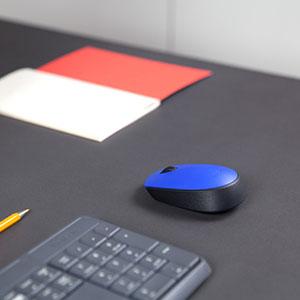 Logitech Mouse M171 Wireless Nano - Blue