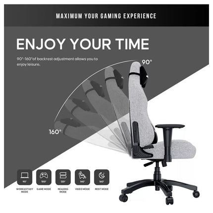 Andaseat Luna Series Gaming Chair Large - Grey