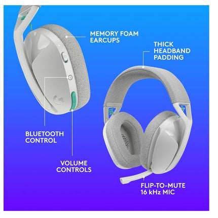 Logitech G321 LIGHTSPEED Wireless Bluetooth Gaming Headset, Dynamic Comfort and Fit