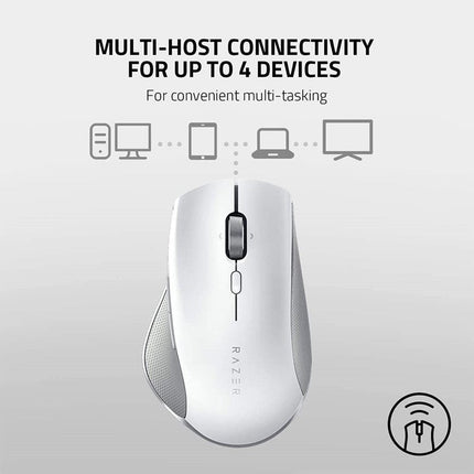 Razer Pro Click High-Precision Ergonomic Wireless Gaming Mouse -  White