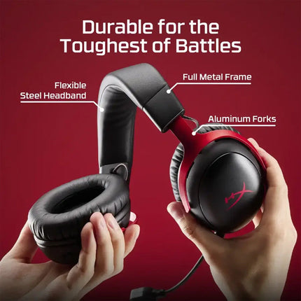 HyperX Cloud III S Wireless / Bluetooth Gaming Headset for PC, Mac, PS4/PS5, Mobile, Switch - Black/Red