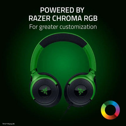 Razer Kraken V4 X Wired USB-C Gaming Headset for PC, PS5, Switch, Mobile - Minecraft Edition