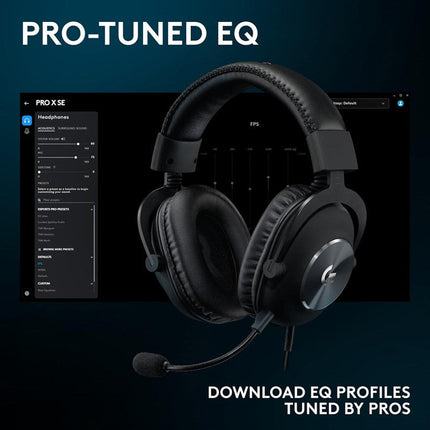Logitech PRO X SE Wired Gaming Headset PC, Xbox, PS5/PS4 - Black