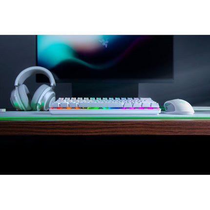 Razer Huntsman Mini 60% Wired RGB Mechanical Gaming Keyboard with Razer Clicky Optical (Red Switch) - (US Layout)
