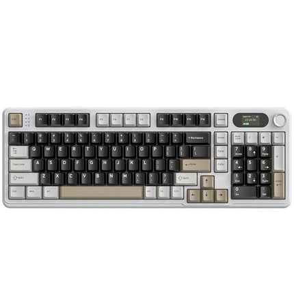 ATTACK SHARK X98PRO Tri-Mode (USB-C/2.4G Wireless/Bluetooth) 99% Wireless Mechanical Gaming Keyboard with 1.5" LED Matrix Screen & Knob